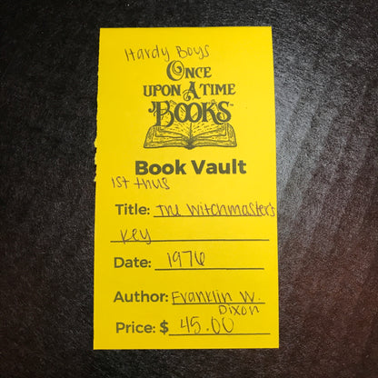 The Witchmaster's Key - Franklin W. Dixon - 1st Thus - 1976