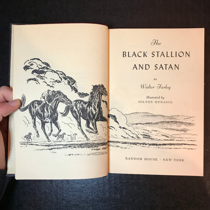 The Black Stallion and Satan - Walter Farley - 1st Print - 1949