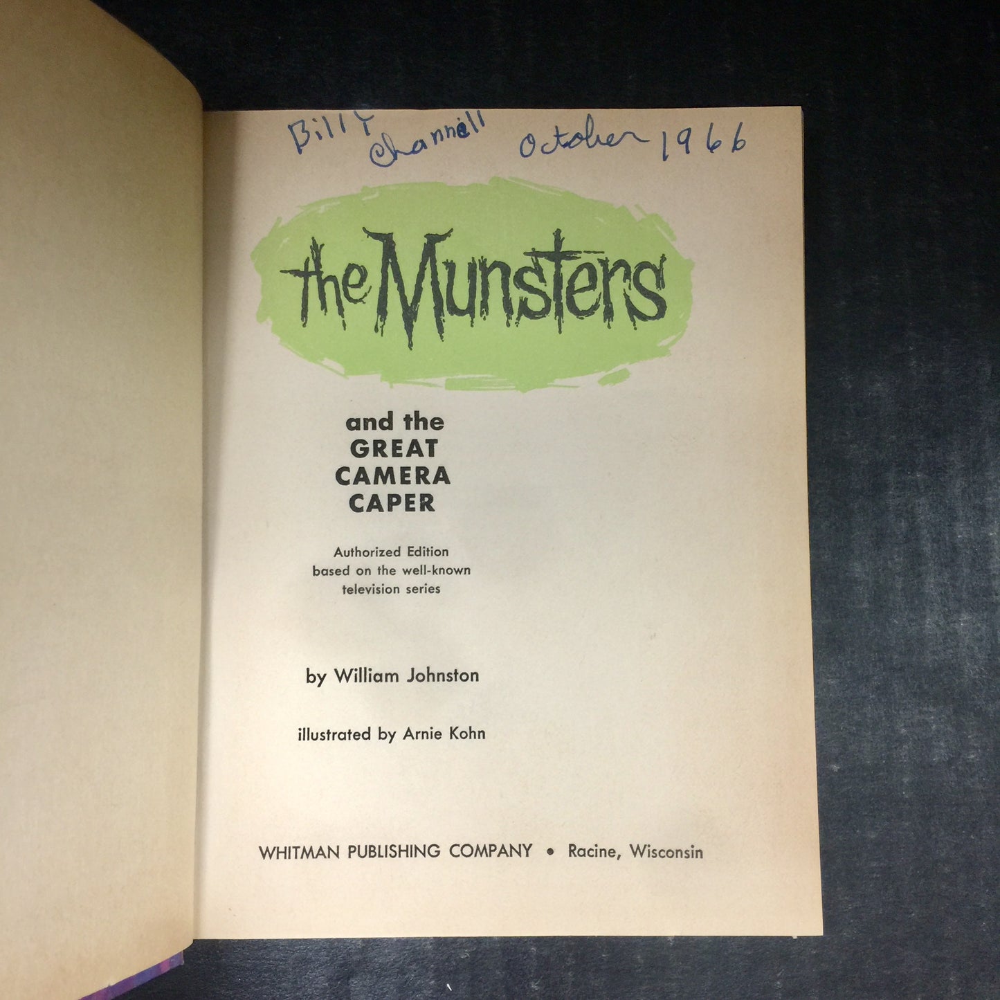 The Munsters and the Great Camera Caper - William Johnston - 1965