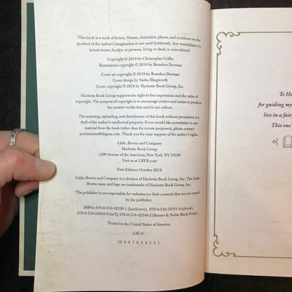 The Land of Stories: The Ultimate Book Hugger's Guide - Chris Colfer - 1st Edition - Signed - 2018