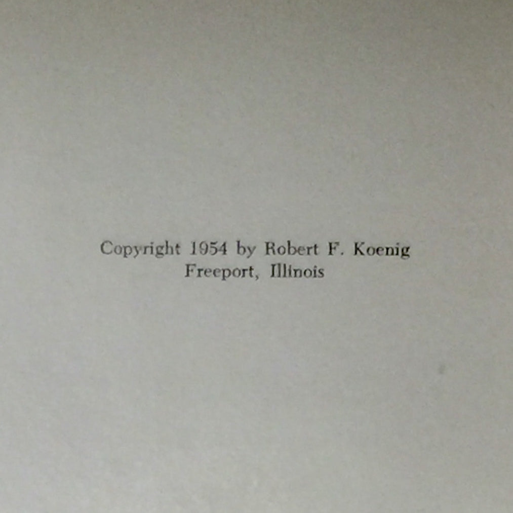 Camera Studies of Freeport, Illinois - Robert F. Koenig - Memorabilia Included - 1954