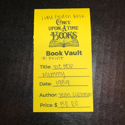 We Help Mommy - Jean Cushman - 'A' Print - 1959