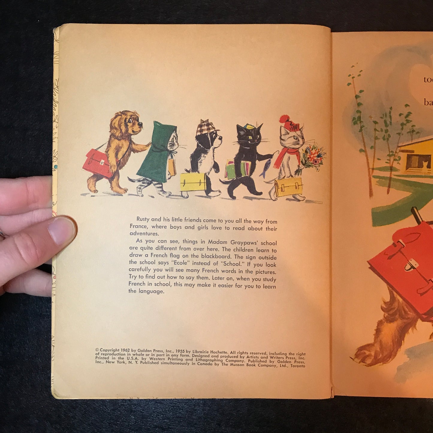 Rusty Goes To School - Pierre Probst - 'A' Print - 1962