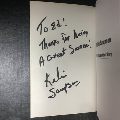 Kelvin Sampson The OU Basketball Story - Steve Richardson - Signed - Second Edition - 2002