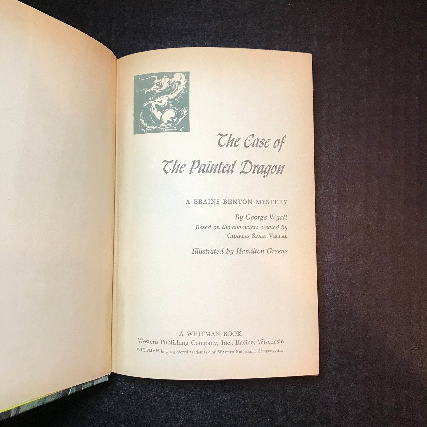 The Case of the Painted Dragon - George Wyatt - 1st Edition - 1961