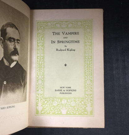 The Vampire And In Springtime - Rudyard Kipling