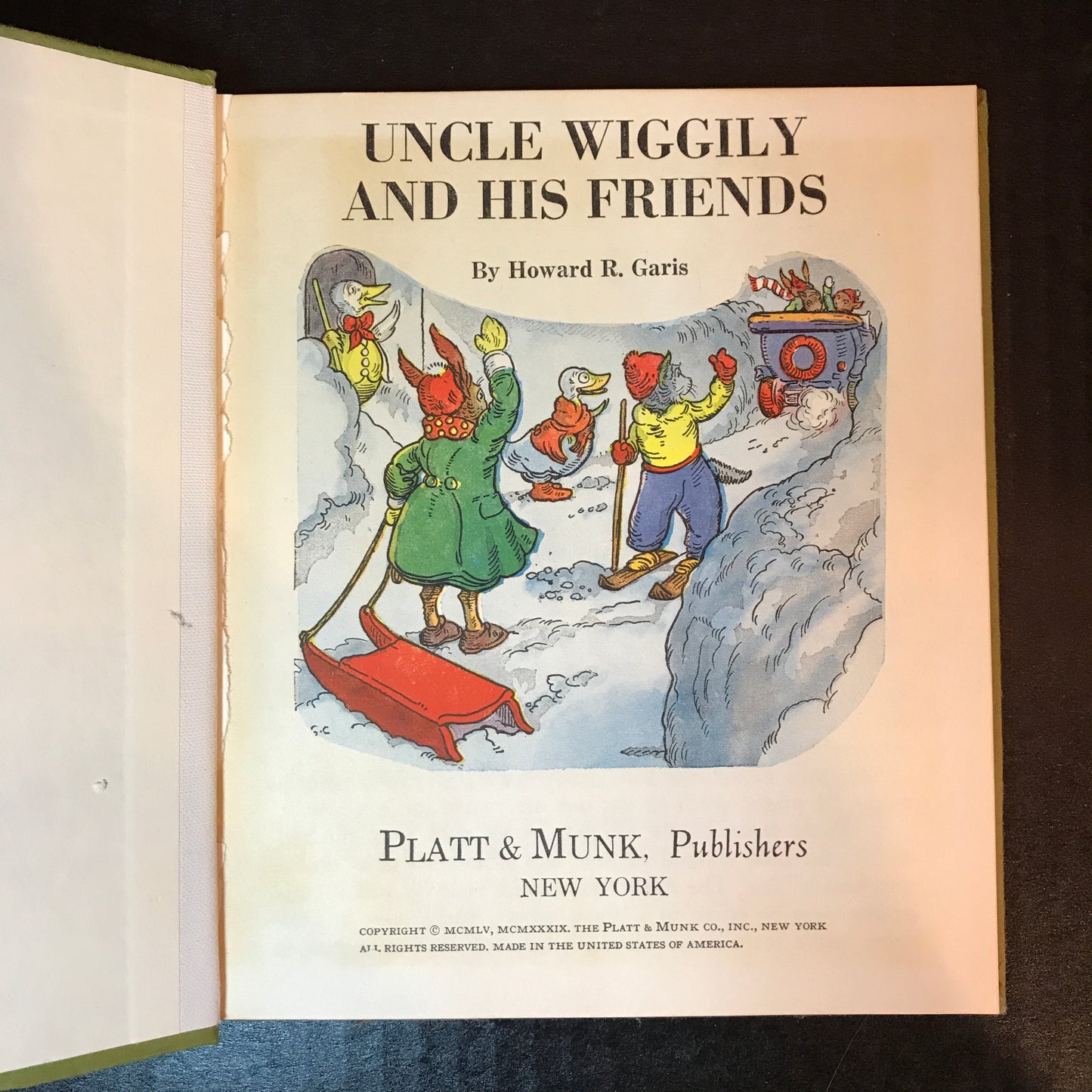Uncle Wiggily and His Friends - Howard R. Garis - 1939