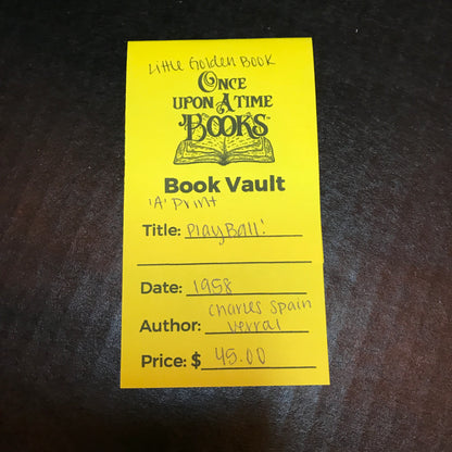 Play Ball! - Charles Spain Verral - 'A' Print - 1958