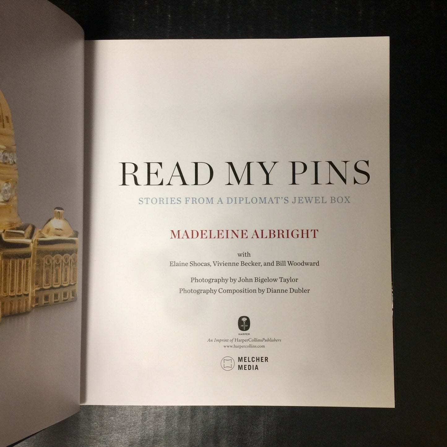 Read My Pins - Madeleine Albright - Signed - First Edition - 2009