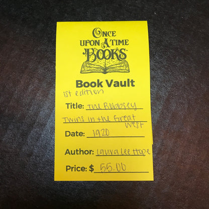 The Bobbsey Twins in The Great West - Laura Lee Hope - 1st Edition - 1920