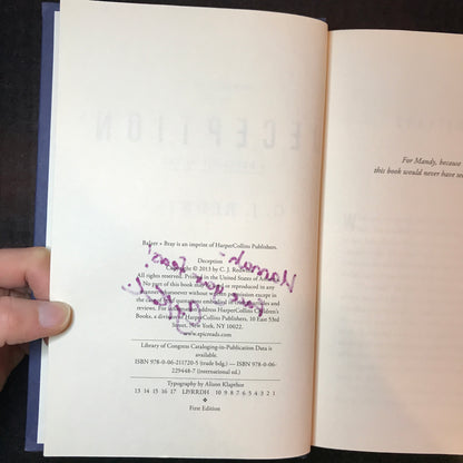 Deception - C. J. Redwine - Signed - 1st Edition - 2013