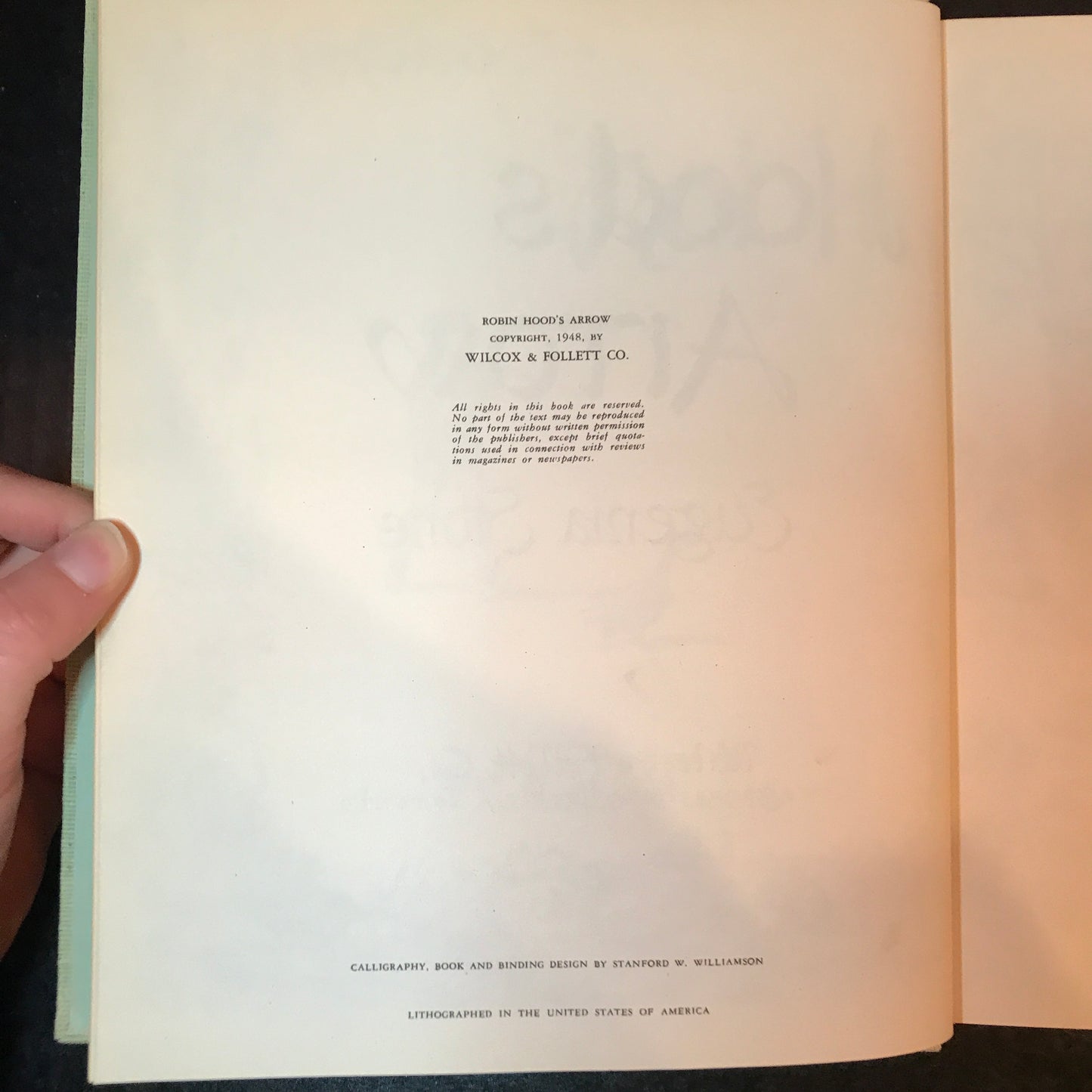 Robin Hood's Arrow - Eugenia Stone - 1948