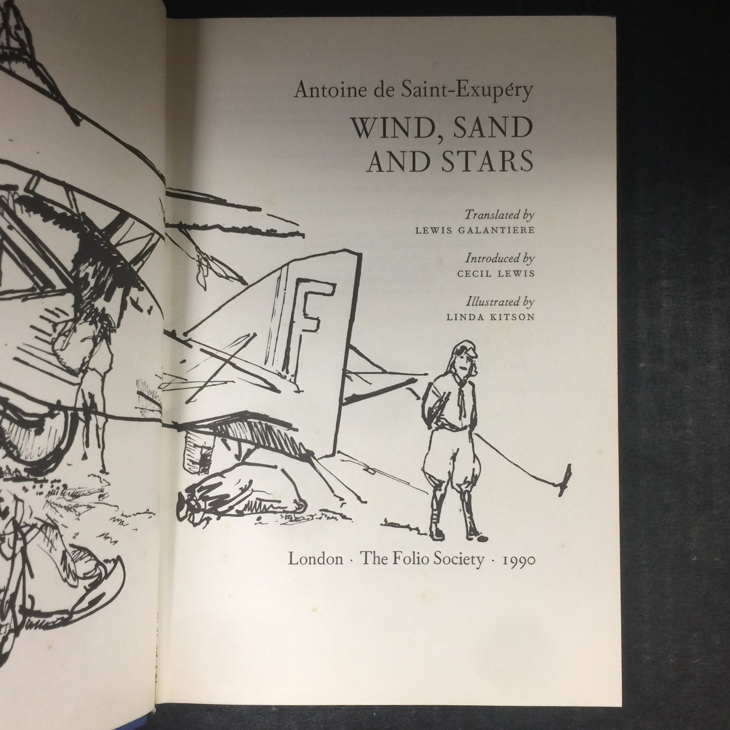 Wind, Sand and Stars - Antoine de Saint Exupéry - Folio Society - UK Edition - 1990