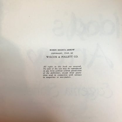 Robin Hood's Arrow - Eugenia Stone - 1948