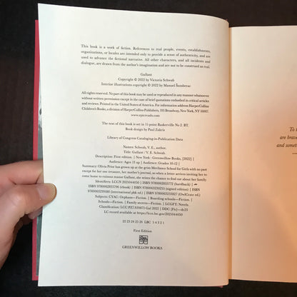 Gallant - V. E. Schwab - Signed - 1st Edition - 2022