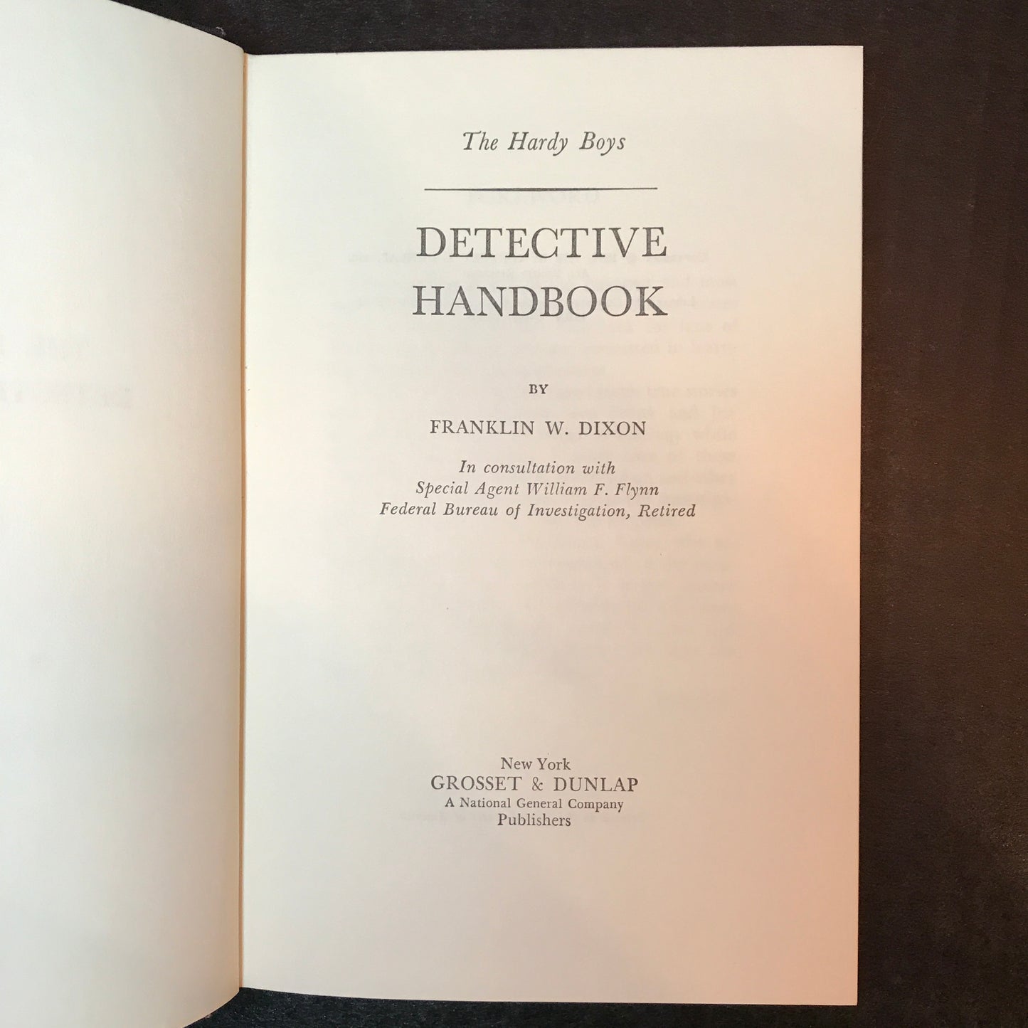 The Hardy Boys Detective Handbook - Franklin W. Dixon - 1st Thus - 1972
