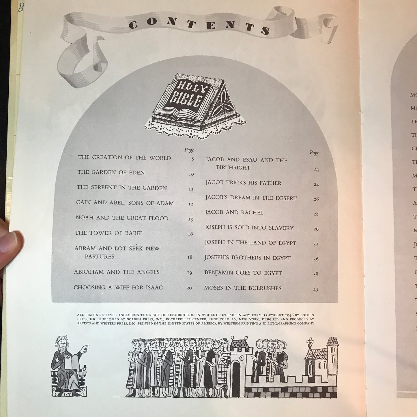 The Golden Bible: The Old Testament - Illustrated by Feodor Rojankovsky - 1946