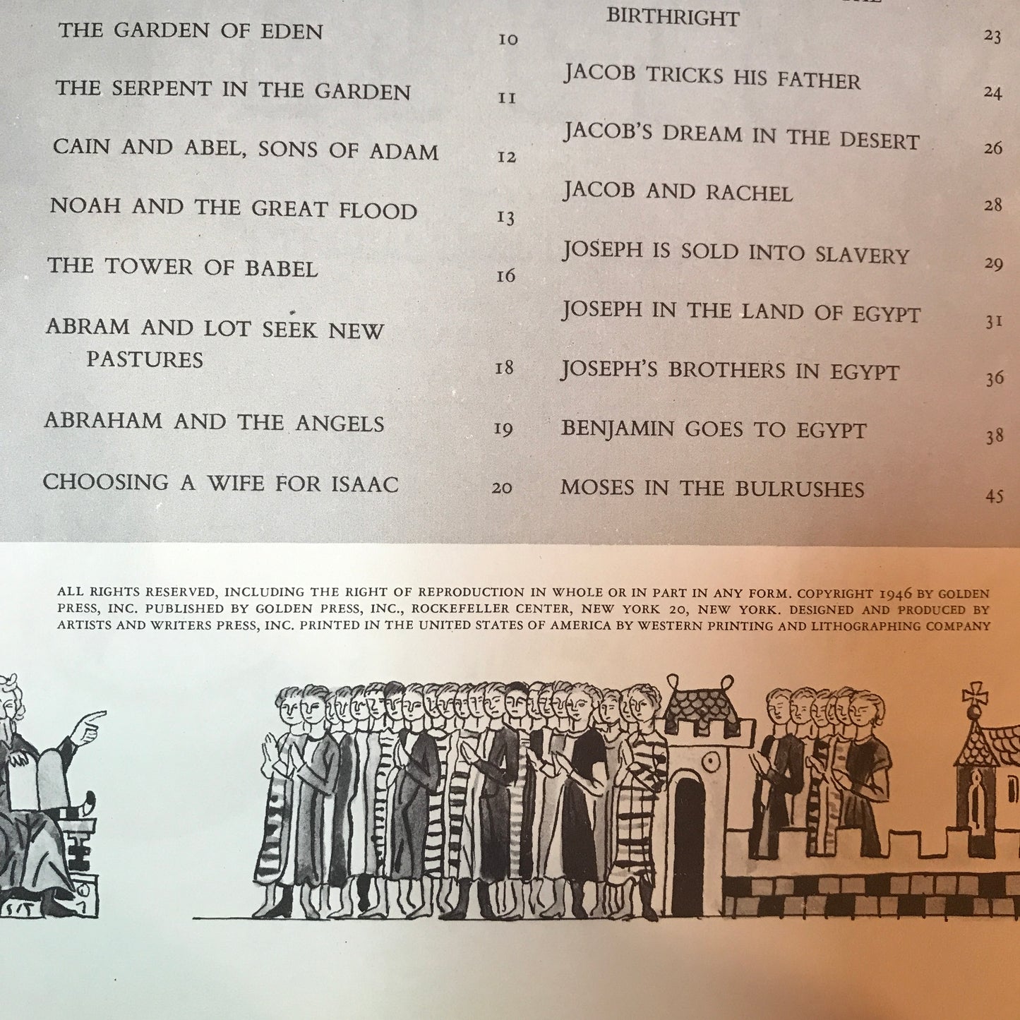 The Golden Bible: The Old Testament - Illustrated by Feodor Rojankovsky - 1946