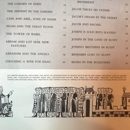 The Golden Bible: The Old Testament - Illustrated by Feodor Rojankovsky - 1946