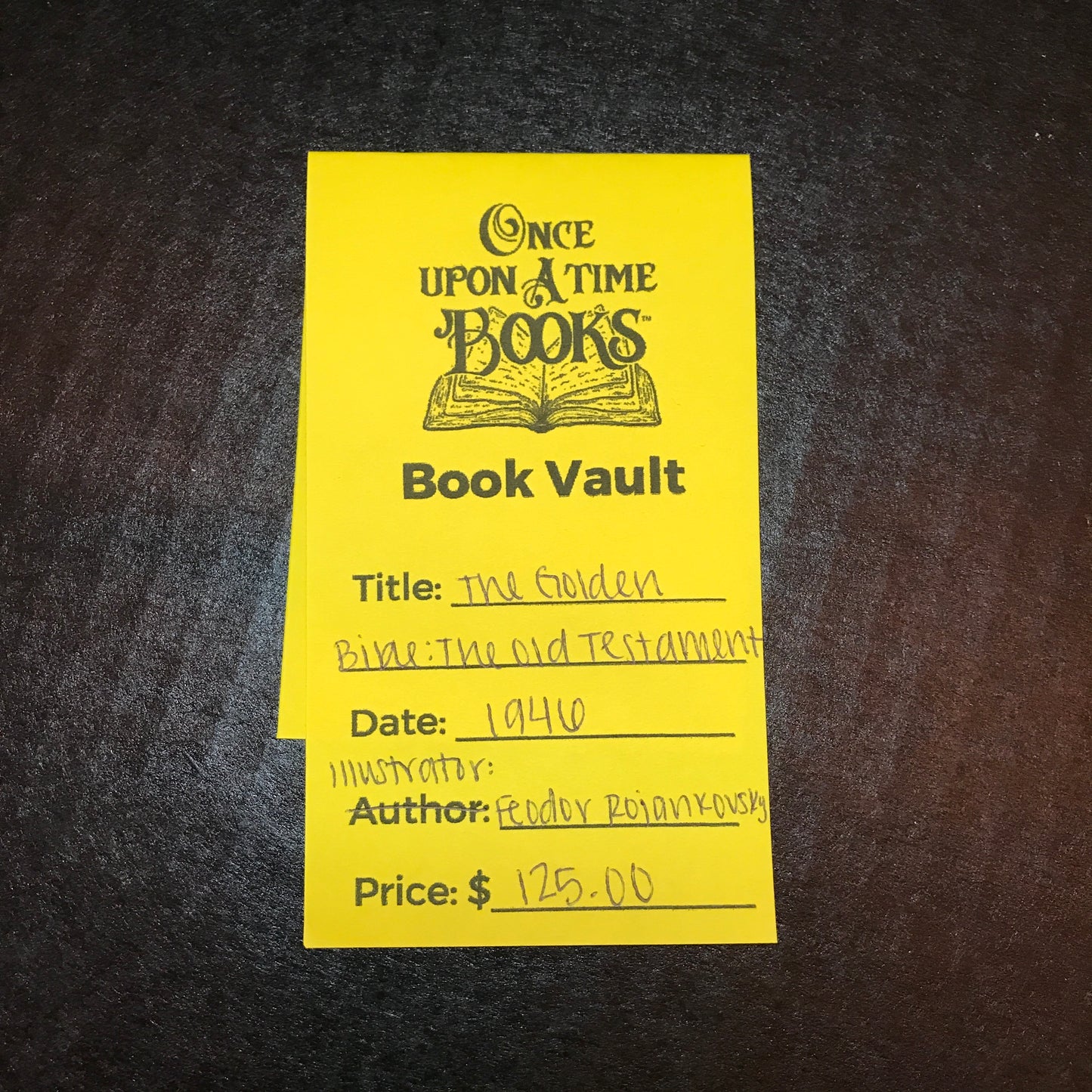 The Golden Bible: The Old Testament - Illustrated by Feodor Rojankovsky - 1946