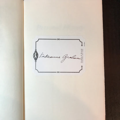 Personal History - Katharine Graham - Signed - 1st Edition - 1997