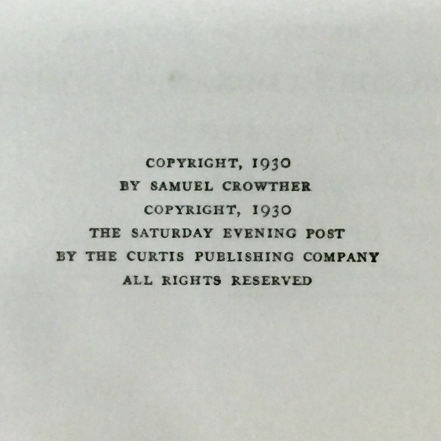 Moving Forward - Henry Ford - 1931