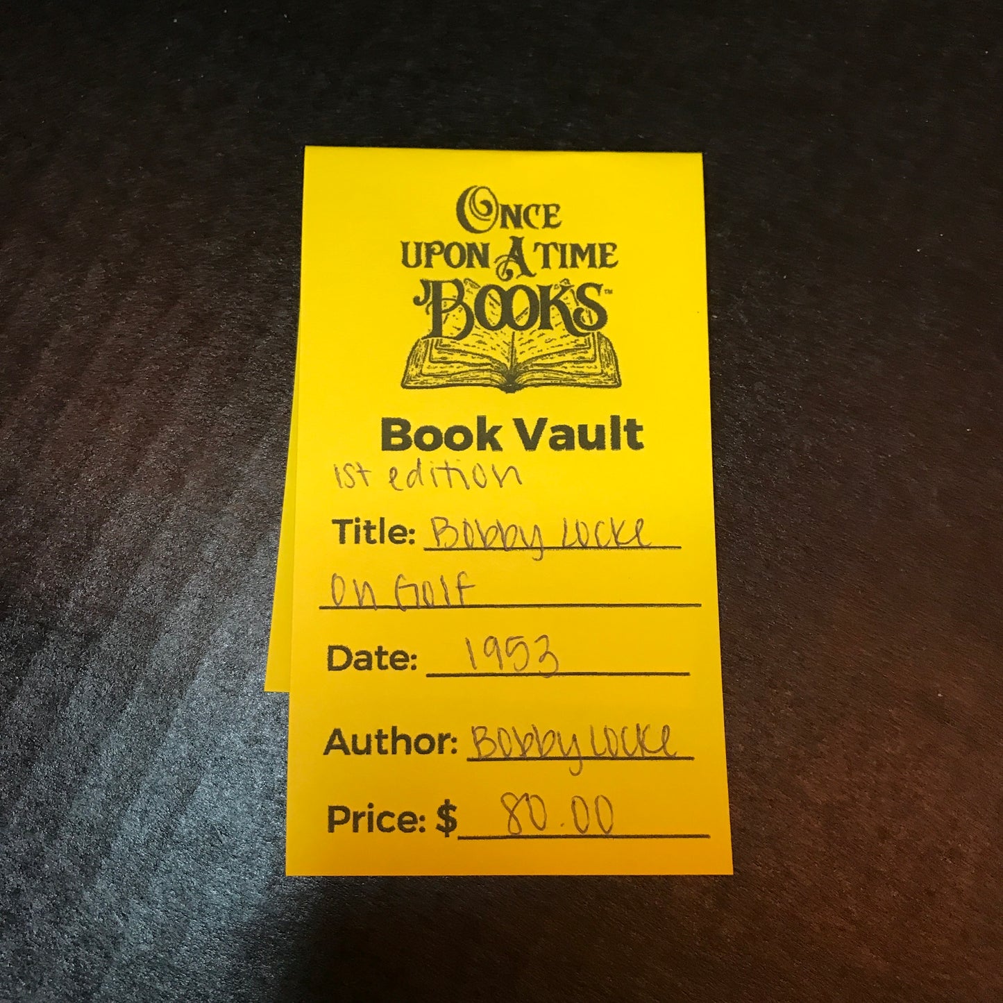 Bobby Locke on Golf - Bobby Locke - 1st Edition - 1953