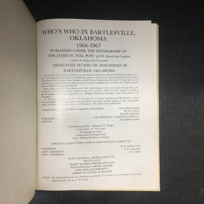 Who's Who In Bartlesville, Oklahoma - Margaret W. Teague - 1967