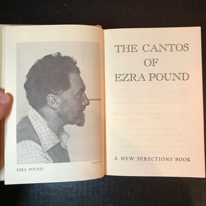 The Cantos of Ezra Pound - Ezra Pound - 2nd Printing - 1971