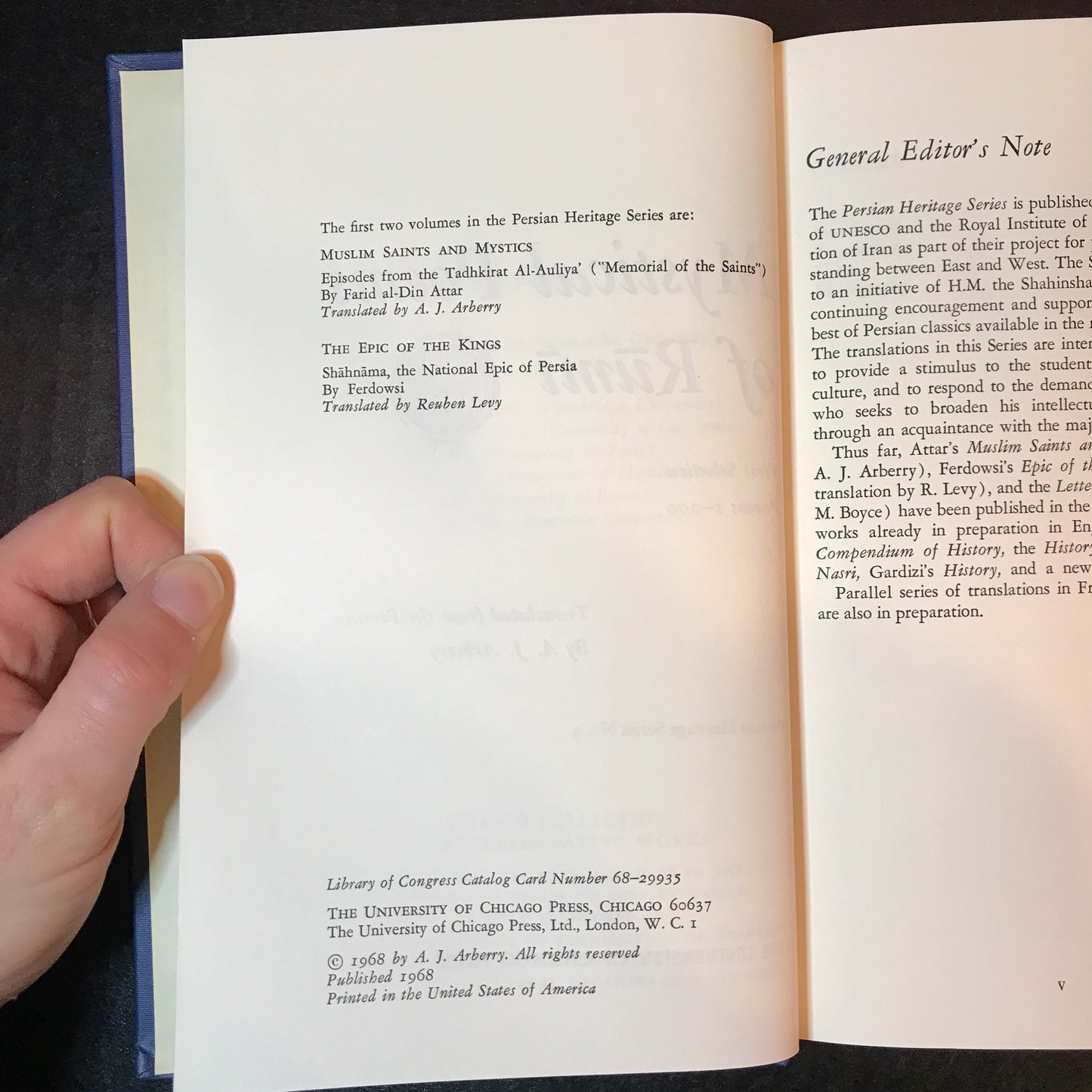 Mystical Poems of Rūmī - Translated by A. J. Arberry - 1968