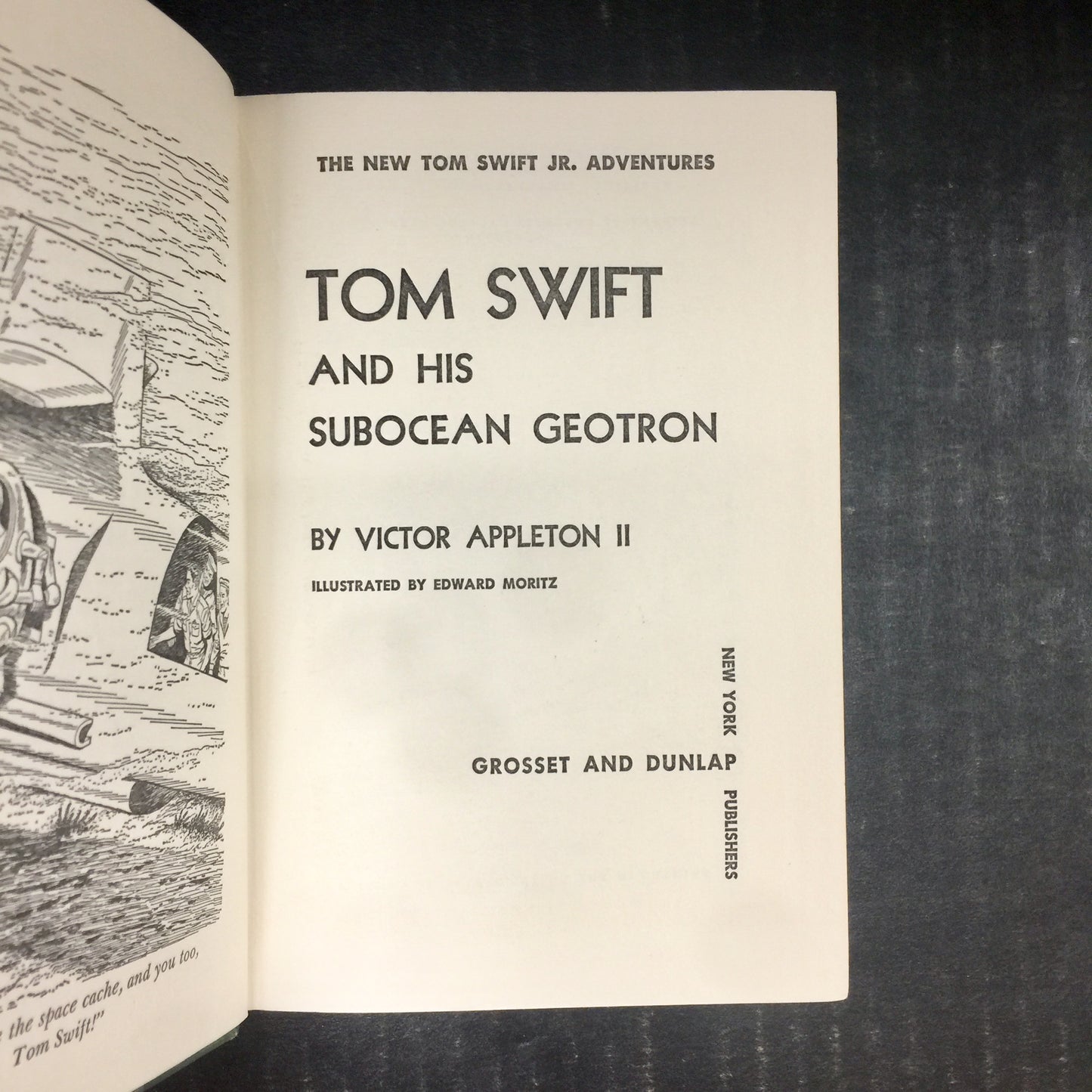 Tom Swift and His Subocean Geotron - Victor Appleton II - First Edition - 1966