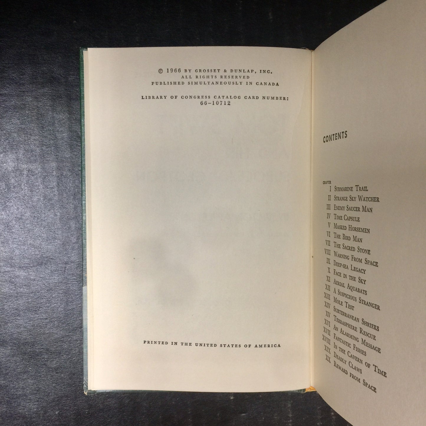 Tom Swift and His Subocean Geotron - Victor Appleton II - First Edition - 1966