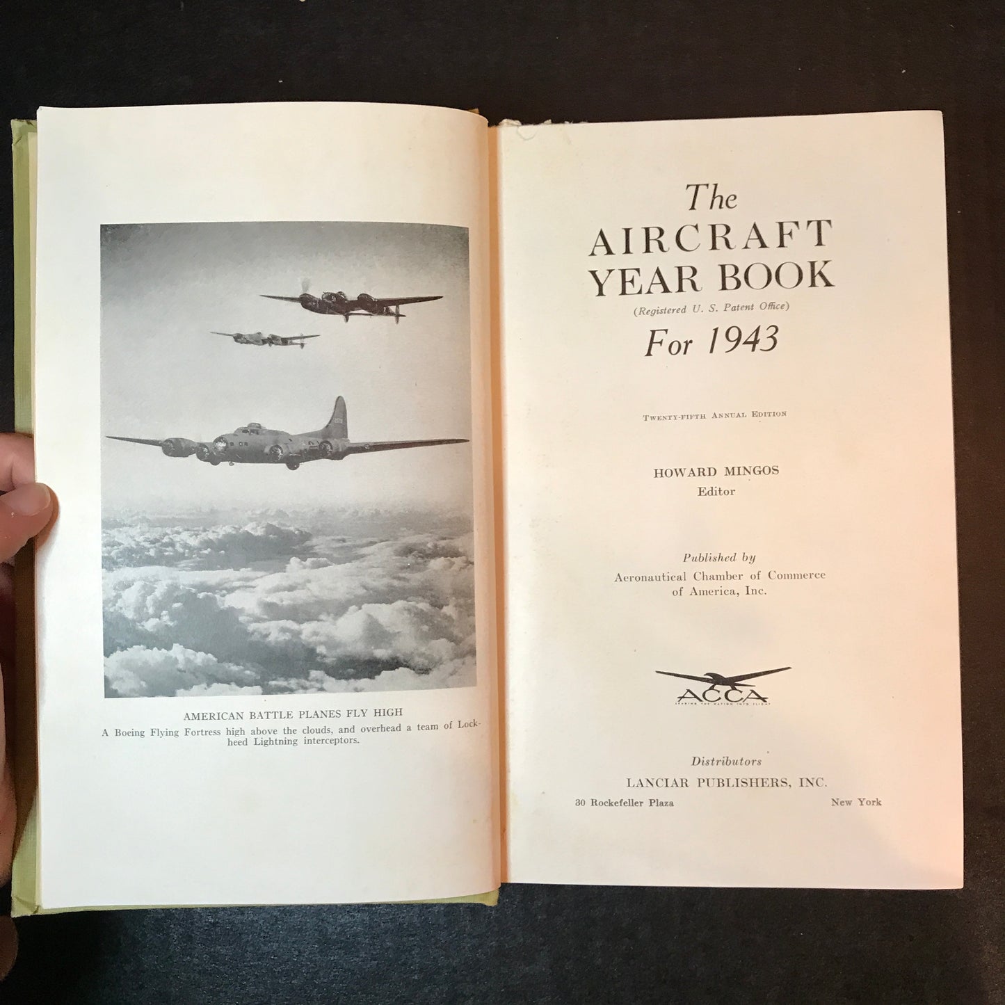 The Aircraft Yearbook for 1943 - Aeronautical Chamber of Commerce of America - 1943