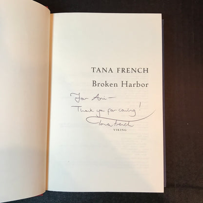 Broken Harbor - Tana French - Signed - 1st Edition - 2012