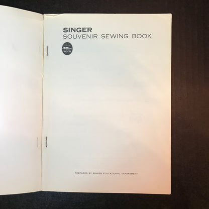Singer Souvenir Sewing Book - Singer Co. - World's Fair - 1964