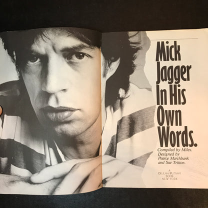 Mick Jagger In His Own Words - Compiled by Miles - 1982
