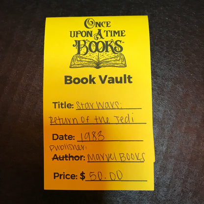 Star Wars: Return of the Jedi - Marvel Books - 1983