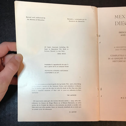 Mexican History: Diego Rivera's Frescoes in the National Palace & Elsewhere in Mexico City - R. S. Silva E. - 1966