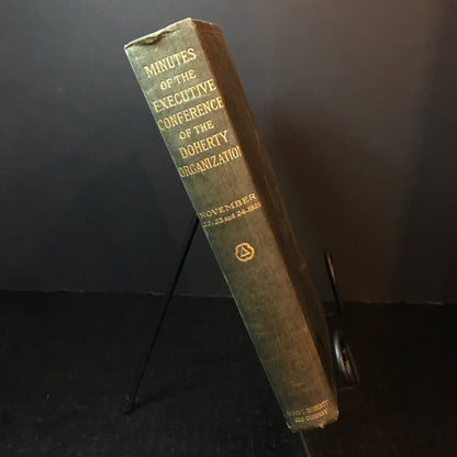 Minutes of the Executive Conference of The Doherty Organization - Henry L. Doherty & Co. - 1920