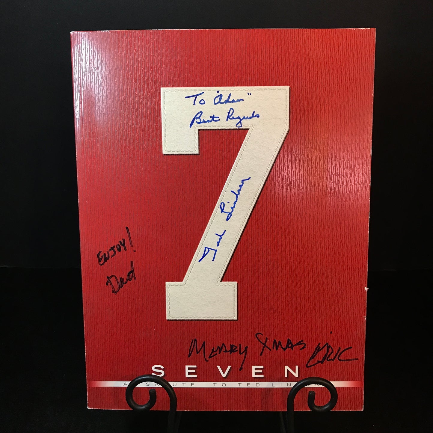 Seven: A Salute to Ted Lindsay - Detroit Red Wings Hockey Club - Signed - 2008