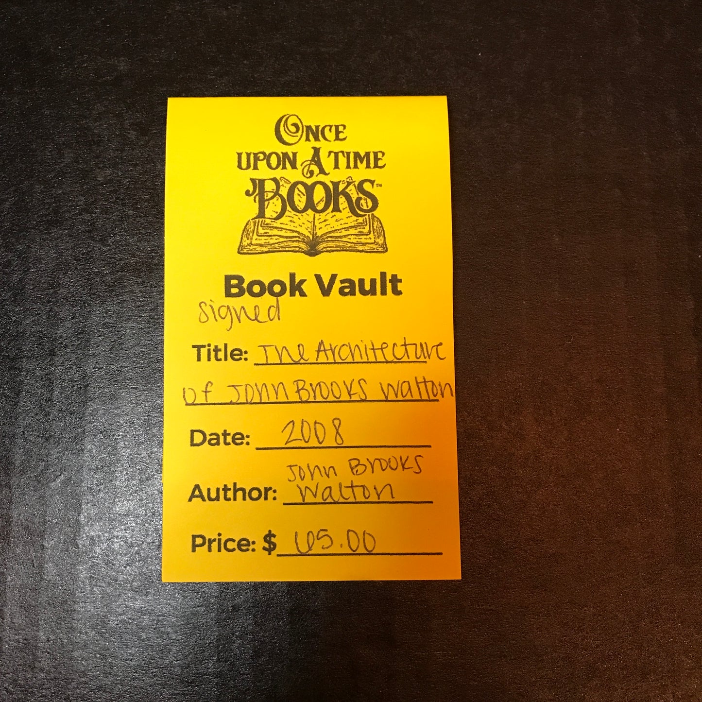 The Architecture of John Brooks Walton - John Brooks Walton - Signed - 2008