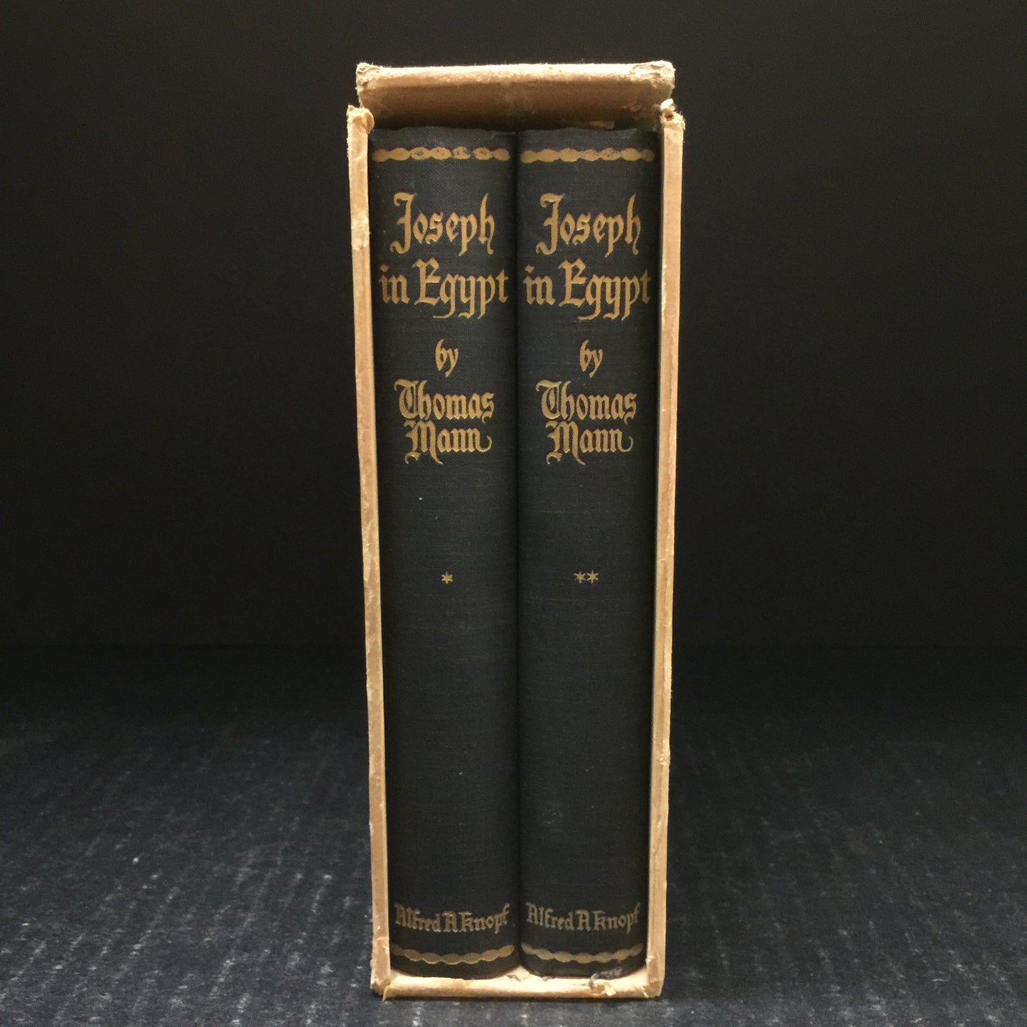 Joseph in Egypt - Thomas Mann - Two Volume Set - Sixth Printing - 1938