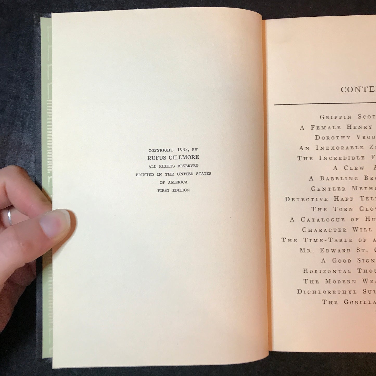 The Ebony Bed Murder - Rufus Gillmore - 1st Edition - 1932