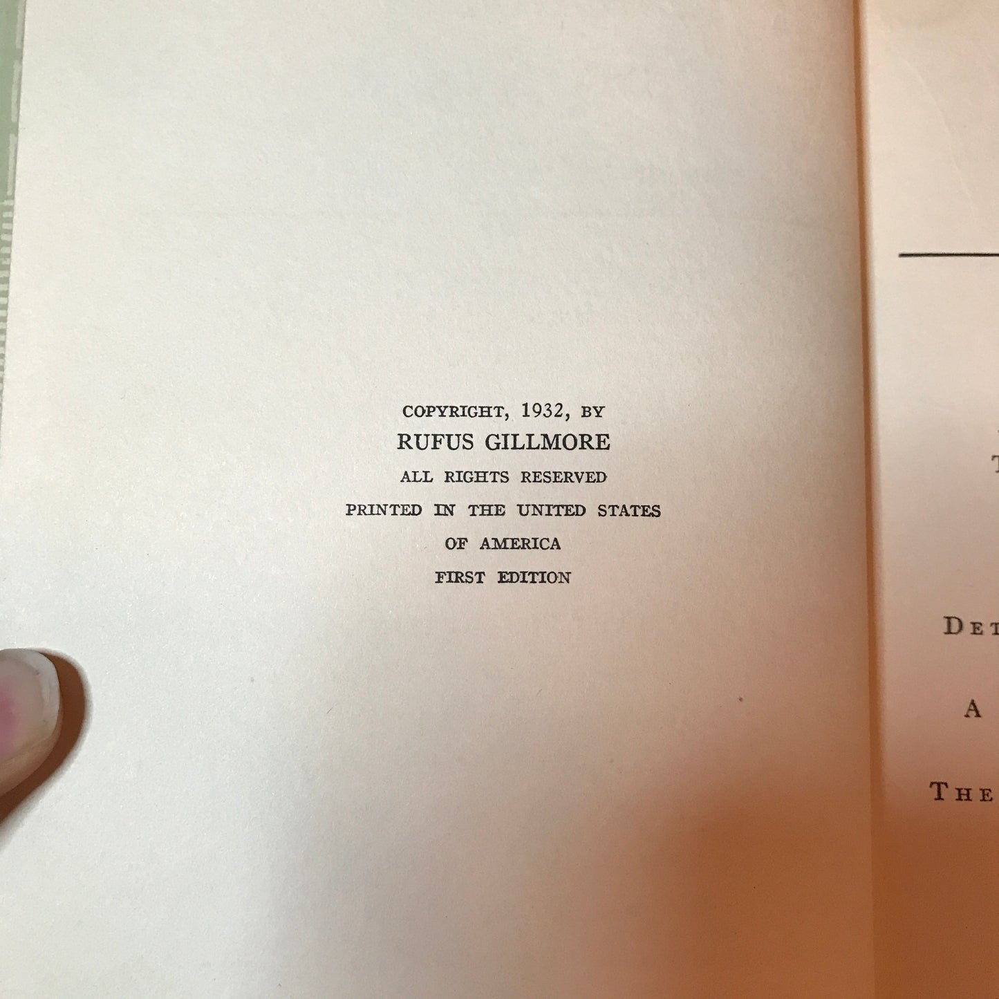 The Ebony Bed Murder - Rufus Gillmore - 1st Edition - 1932