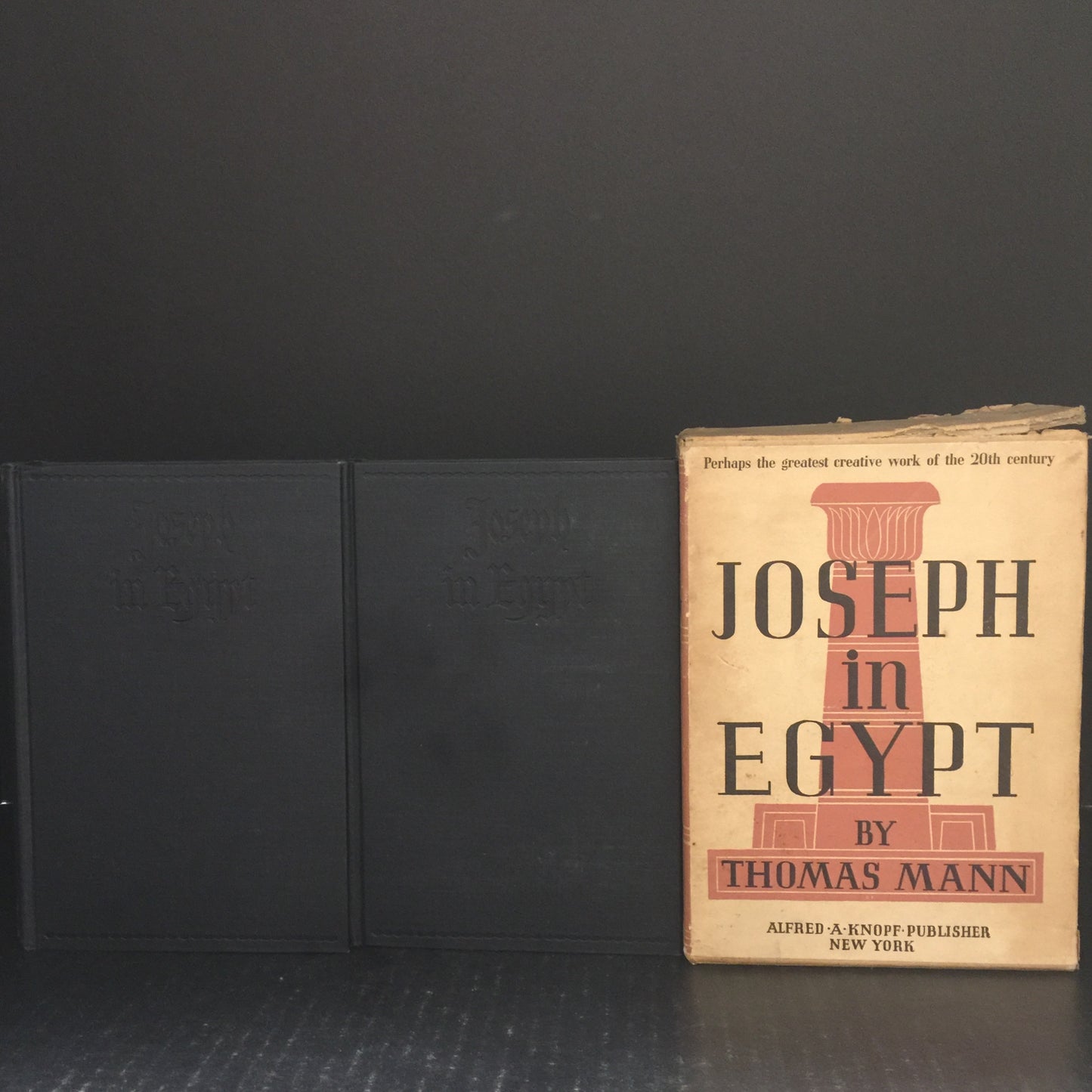 Joseph in Egypt - Thomas Mann - Two Volume Set - Sixth Printing - 1938