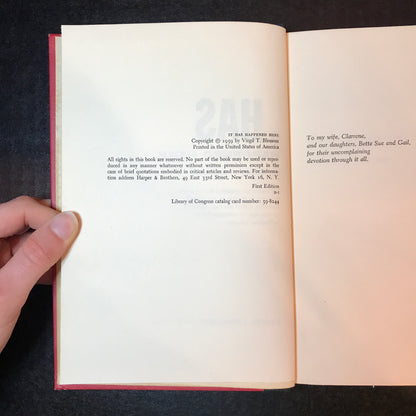 It HAS Happened Here - Virgil T. Blossom - 1st Edition - 1959