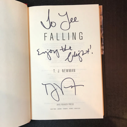 Falling - T. J. Newman - Signed - 3rd Print - 2021