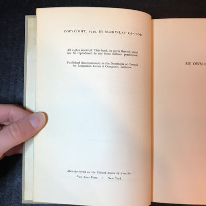 The Good Family - MacKinlay Kantor - Presumed 1st - 1949