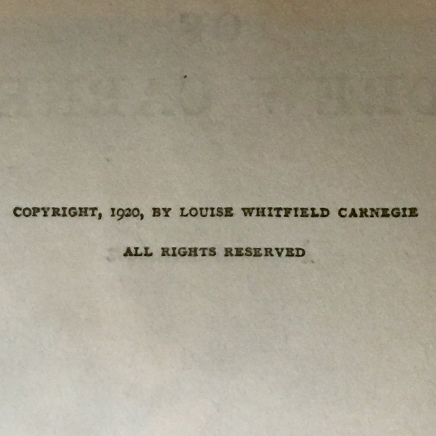 Autobiography of Andrew Carnegie - Houghton Mifflin Company - 1924