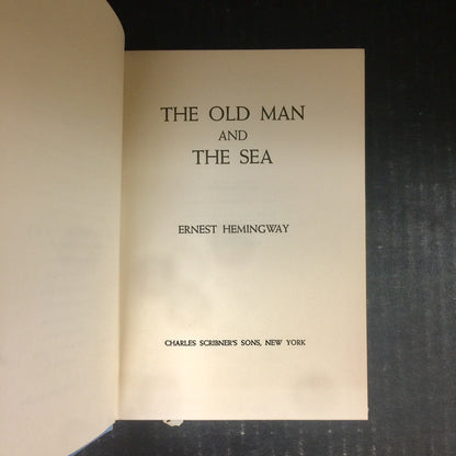 The Old Man And The Sea - Ernest Hemingway - Early Printing - 1953